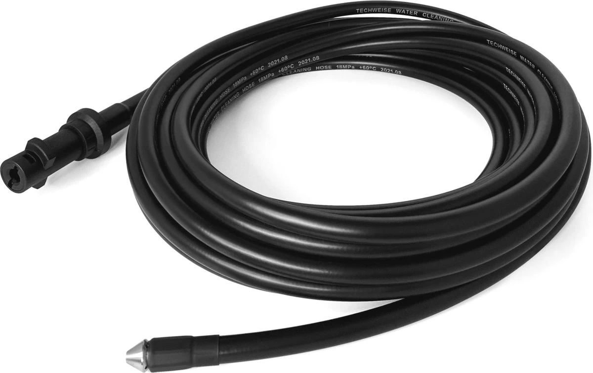 Techweise - Rioolslang Voor Kärcher K2 T/m K7 - 15M - Met Voorwaartse Hogedruksproeiers - Image 4