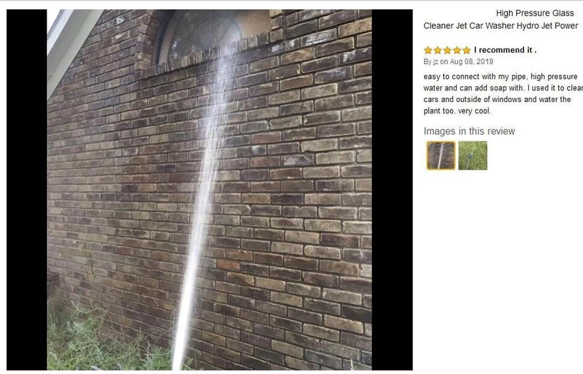 Merkloos Hogedruk-waterjet-Waterspuit-tuinslang | Spuitpistool Aansluiting Op Tuinslang | Hogedruk Waterpistool, Bevestiging Voor Tuinsproeier- Auto Wassen- Terras/tuin Reiniger - Afbeelding 5