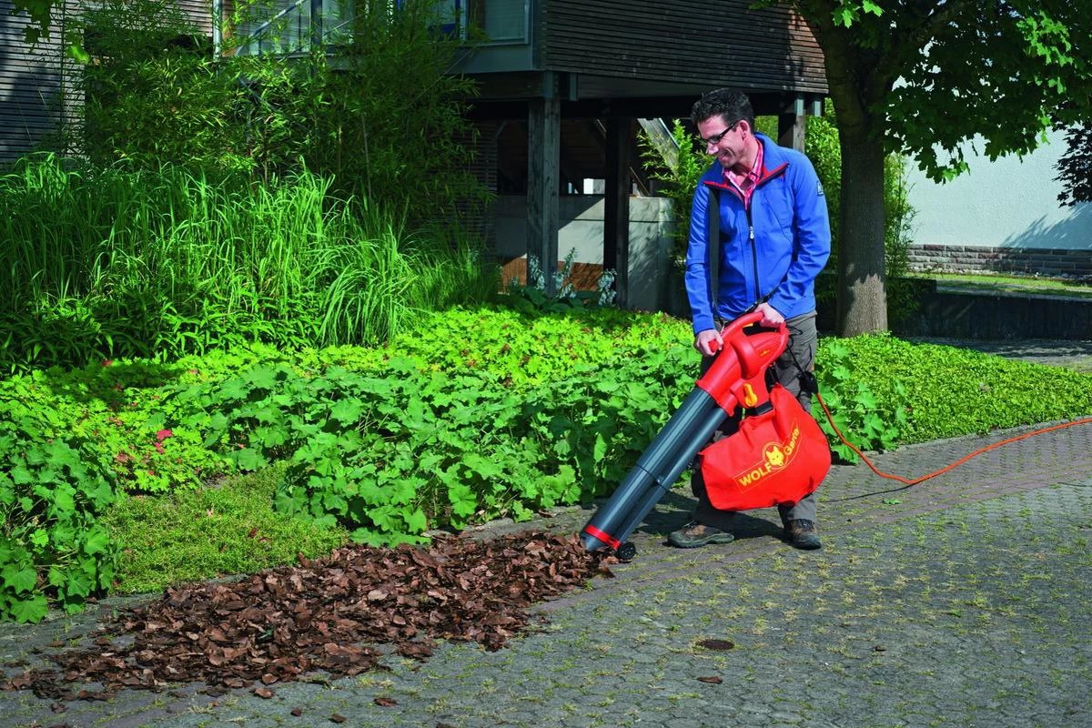 WOLF-Garten Elektrische Bladblazer LBV 2600 E - Motor 2600 Watt - Opvangzak 50 Liter - Reductie Ratio 10:1 - Image 9