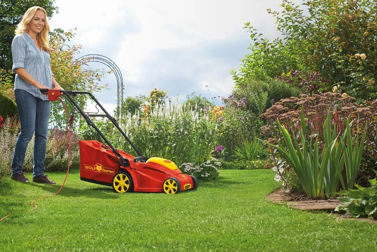 WOLF-Garten A 340 E Elektrische Grasmaaier - 1400 W - 34 Cm Maaibreedte - 30 Liter Opvangbak - Centrale Hoogte-instelling - Image 20