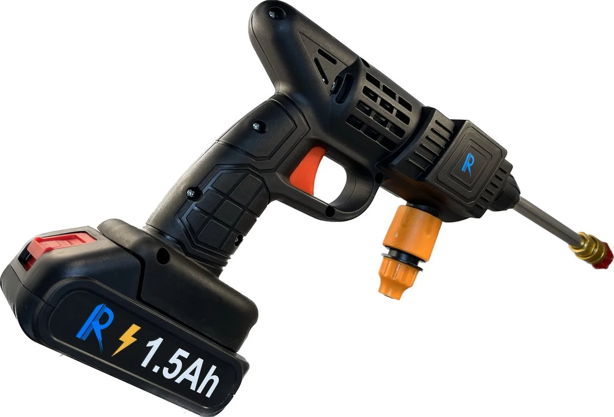 Hogedrukreinger Op Accu - Inclusief Opbergkoffer - Foam Gun - Foam Sprayer - Schuimpistool - Schuimsproeier - Hogedruk Pistool - Inclusief Accesoires - Image 2
