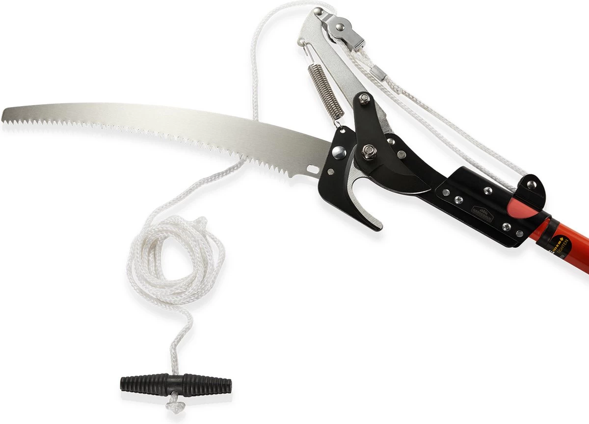 Gardebruk Takkenzaag Telescopisch - 2in1 Zaag & Snoeischaar - Oranje - Image 9