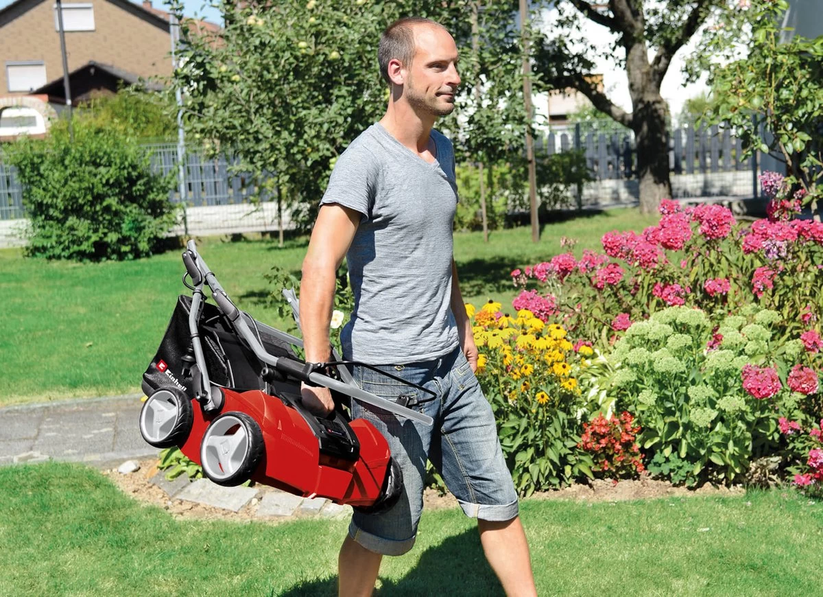 Einhell Verticuteerder En Beluchter GE-SA 1640 (1600 W - 40 Cm Werkbreedte - Tot 12 Mm Werkdiepte - In Hoogte Verstelbaar Stuur - Opvangzak 48 L - Incl. Beluchtingsrol) - Image 11