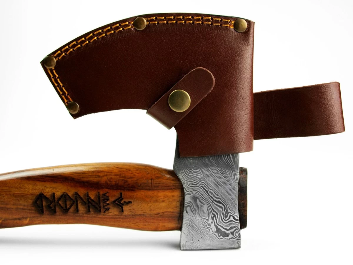 Luxe Damast Viking Hakbijl Vidar Medium Splijtbijl Outdoor Houtbijl Handbijl Kampeerbijl Tuinbijl - Image 5