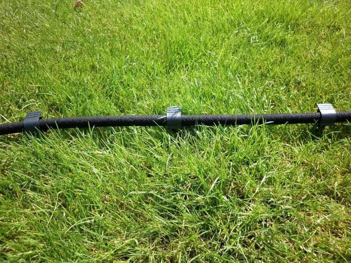 100 Grondpennen Voor Het Bevestigen Van Tuinslang / Druppelslang - Afbeelding 3