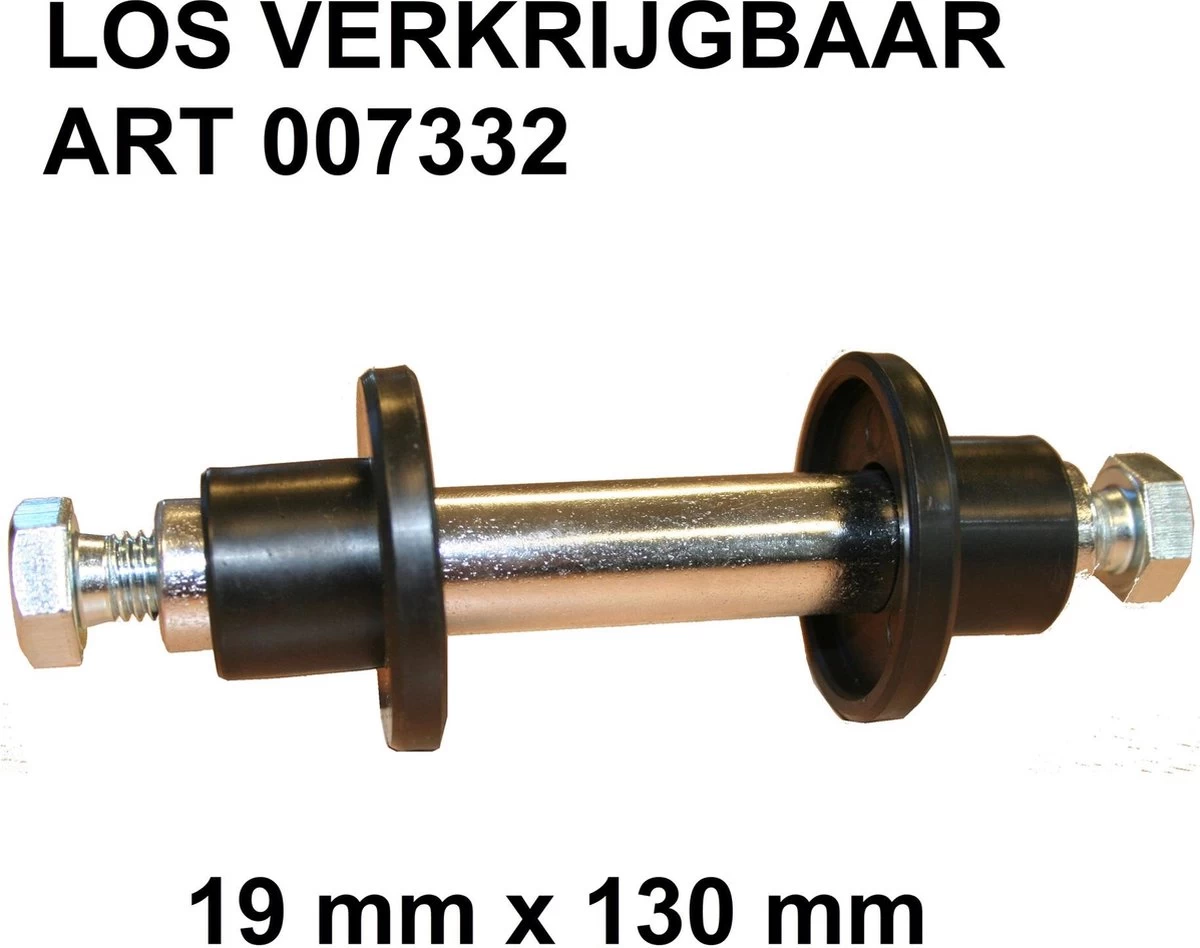 Benson Bolderkarwiel Steekwagenwiel Met Luchtband 3.00-4 | Asgatdiameter 20mm Rollager | Hoogte Wiel 26cm - Image 13