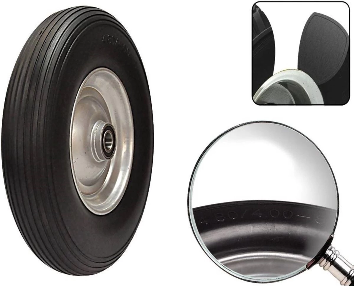 Benson Anti Lek Kruiwagenwiel 4.80 / 4.00-8 Mix Kleur - Image 3