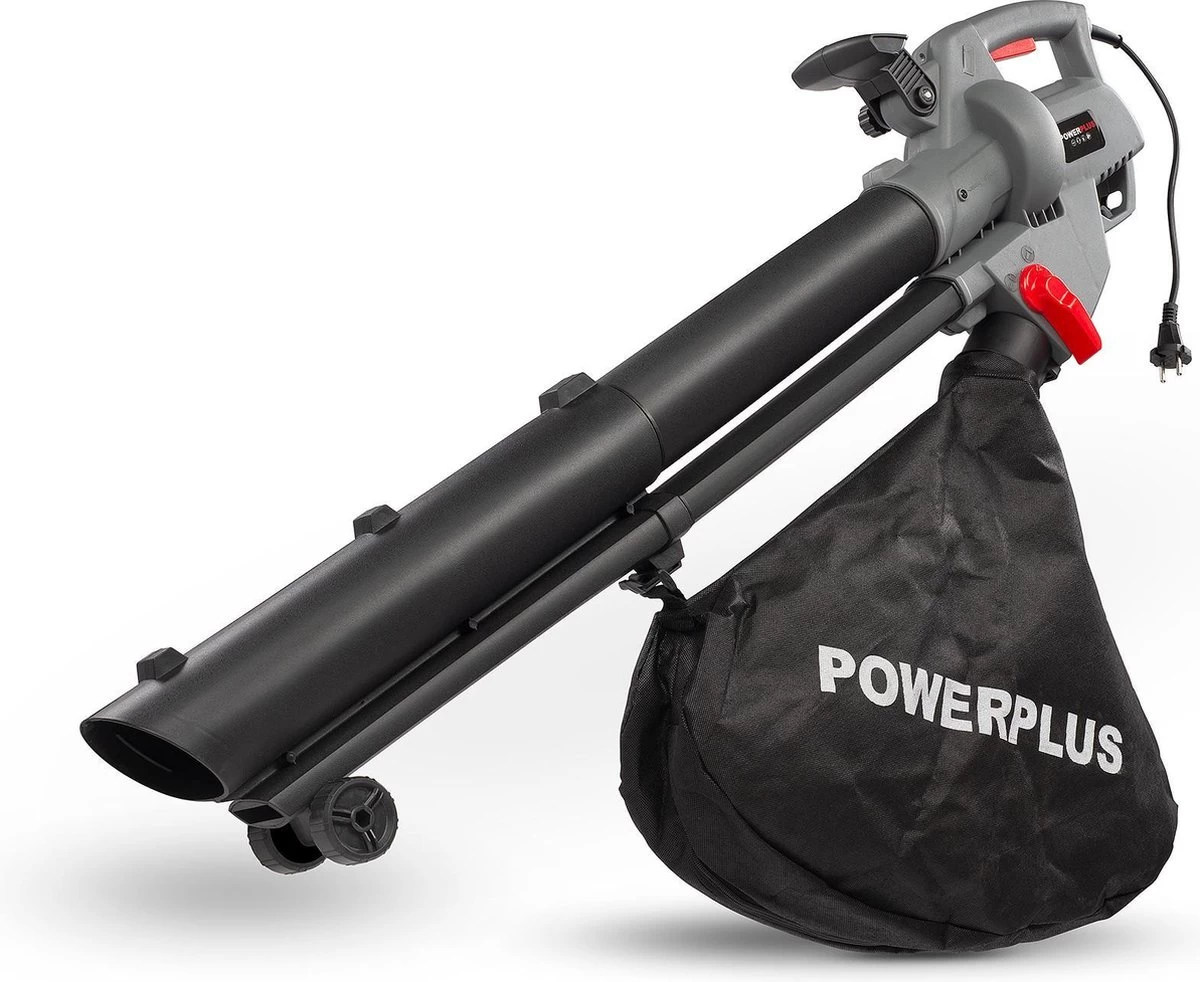 Powerplus POWEG9013 Elektrische Bladblazer - Bladzuiger En -versnipperaar - 3300W - Blazen - Zuigen - Versnipperen - Incl. 40L Opvangzak