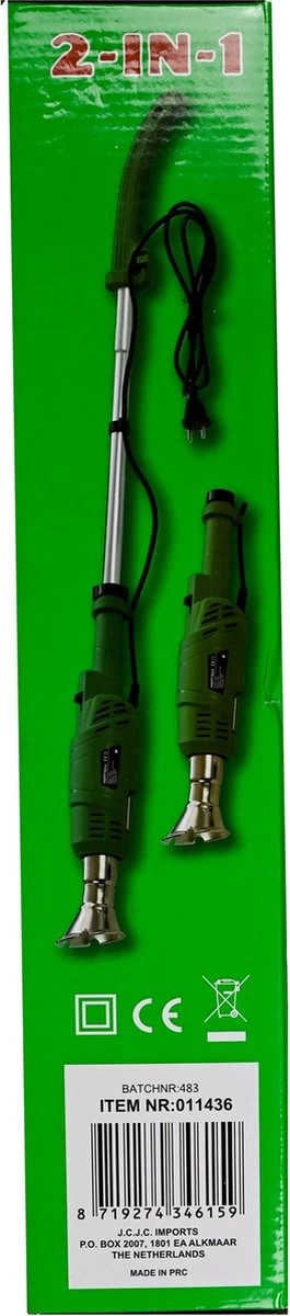 Hofftech Weed Burner Elektrische Onkruidbrander - 2000W - Max. 600 °C - BBQ Aansteker - Image 8