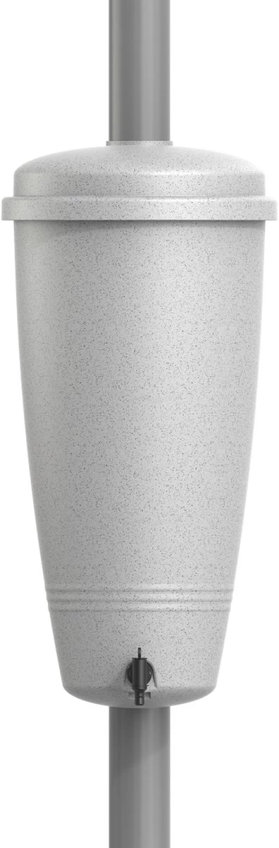 Elho Green Basics Rain Catcher 33 - Regenton Voor Balkonbuiten - Ø 33.5 X H 73.5 Cm - Grijs/Living Concrete - Image 8