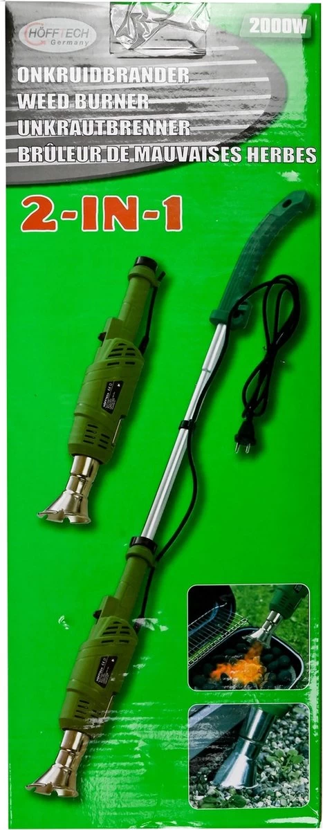 Hofftech Weed Burner Elektrische Onkruidbrander - 2000W - Max. 600 °C - BBQ Aansteker - Image 11