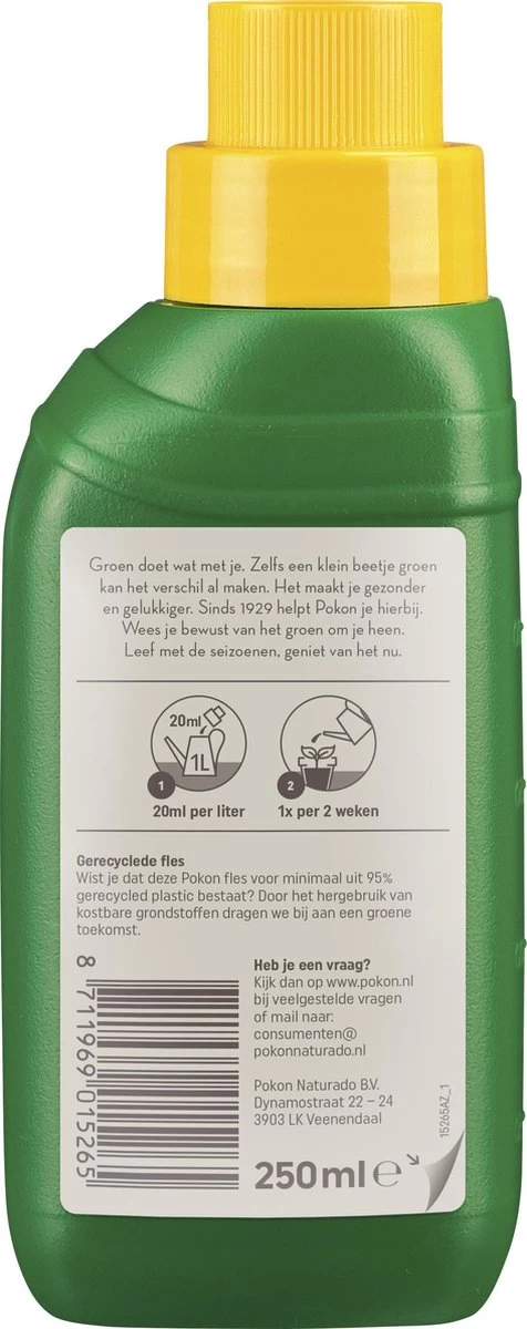 Pokon Cactus & Vetplant Voeding - 250ml - Plantenvoeding - 20ml Per 1L Water - Image 2