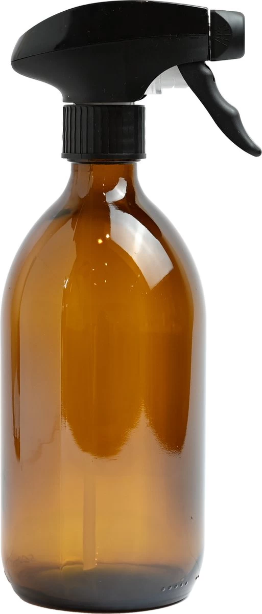 Groeikruid® Plantenspuit | 500 Ml Amber Glas | Met Zwarte Spraykop | Plantensproeier Binnen | Waterverstuiver | Verstuiver | Waterspuit - Image 5