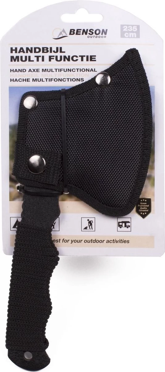 Benson Multifunctionele Handbijl - Hakbijl Met Hoes - 23.5 Cm - Image 3