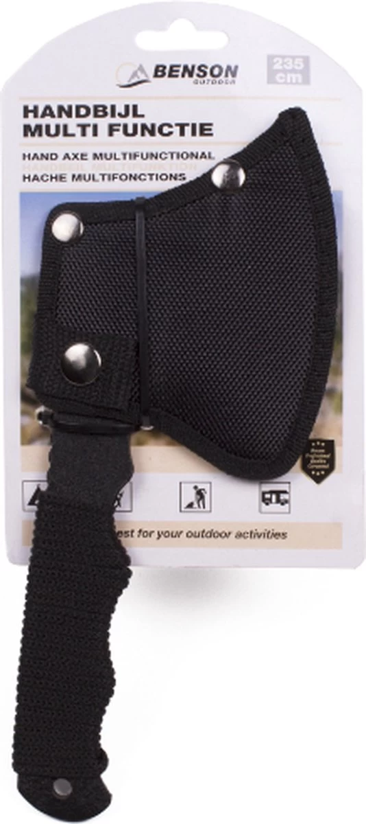 Benson Multifunctionele Handbijl - Hakbijl Met Hoes - 23.5 Cm - Image 6