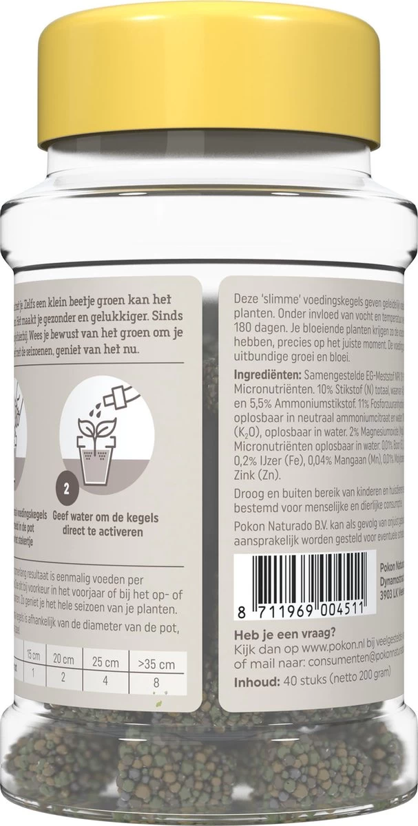 Pokon Voedingskegels Voor Terras- & Balkonplanten - 40 Stuks - 180 Dagen Voeding - Plantenvoeding - Image 3