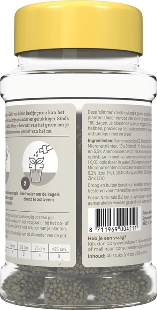 Pokon Voedingskegels Voor Terras- & Balkonplanten - 40 Stuks - 180 Dagen Voeding - Plantenvoeding - Image 5