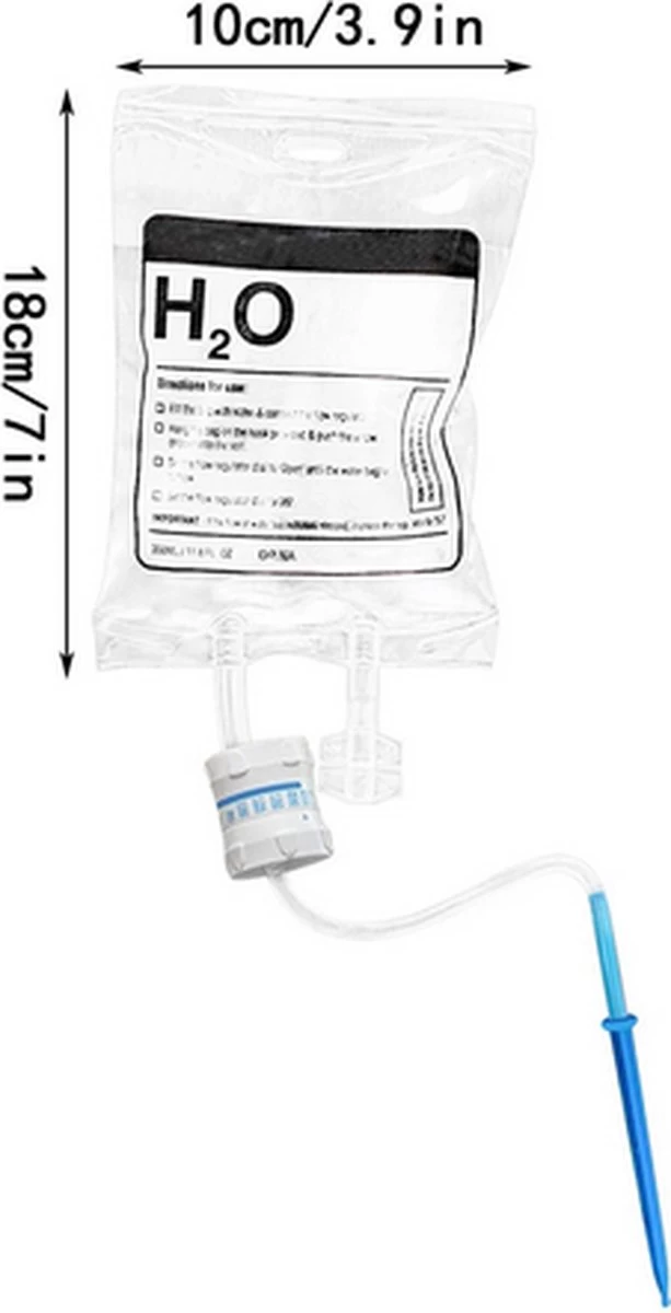 Plant Infuus H2o - Waterdruppelaar - Automatisch Bewateringssysteem Planten - Druppelirrigatie - Transparant - 350ml - Image 3