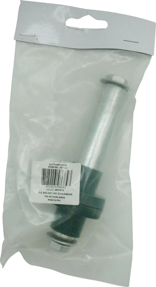 Benson As Voor Kruiwagenwiel 128 Mm X Ø 20 Mm - Inclusief Stofkappen - Image 2