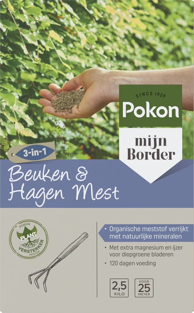 Pokon Beuken & Hagen Mest - 2,5kg - Meststof - 3-in-1 Werking
