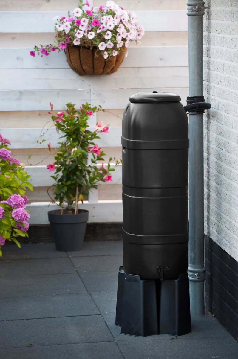 Nature - Slimline - Regenton - 100L - H96 X 32 X 36cm - Zwart - Image 2