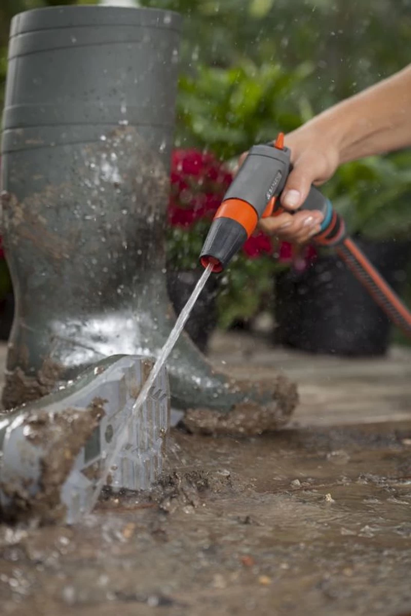 GARDENA - Comfort Reinigingsbroes - Spuitpistool - Traploos Instelbaar - Image 5