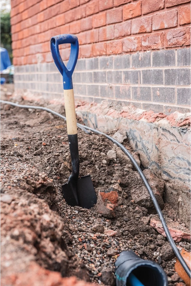 Silverline Mini Spade Met Ronde Kop En Houten Schacht - 70 Cm - Image 3