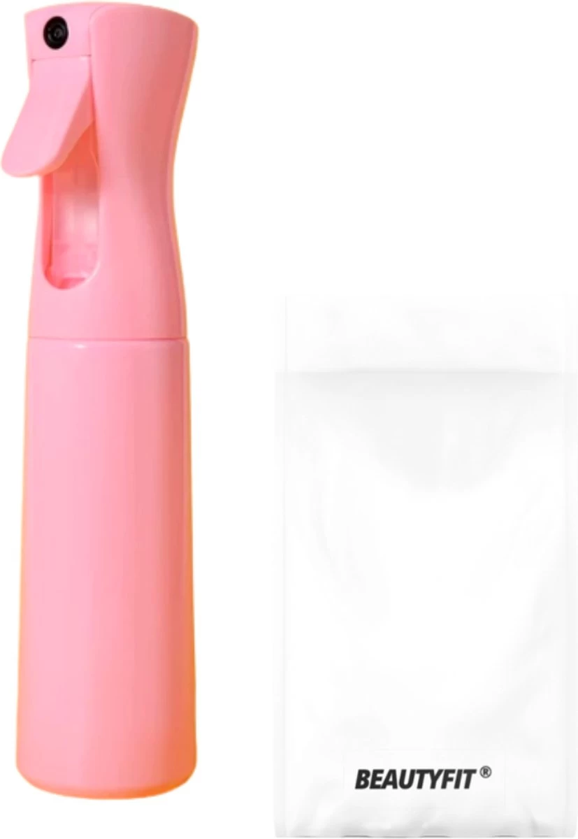 Merkloos Multifunctioneel Mist Sprayer Roze - Mist Verstuiver Water - Waterspray - Waterverstuiver Haar - Mist Sprayer - Spuitfles Haar - Plantenspuit - 300 Ml - Image 7