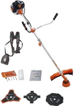 TIMBERPRO - Bosmaaier 2-in-1 - Benzine - Draad En Mes - 52 Cm³ - 3,0 PK.