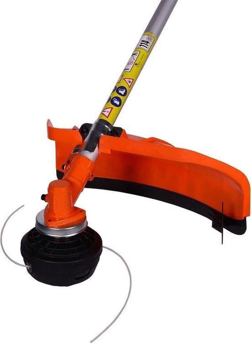 Kibani Kantenmaaier 4-in-1 – Bosmaaier Benzine - 52 Cc / 1.9 Pk 2-takt Motor – Incl. Onkruidborstel ,Maaidraad, Zaagblad 40-tands En Veiligheidsset - Image 8