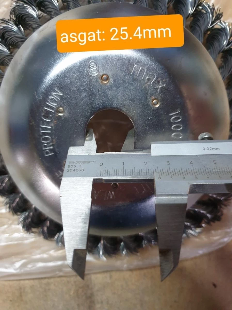 Merkloos Onkruidborstel Voor Bosmaaier | 200mm 20 Cm Staalborstel Nieuw | Universele Onkruidborstel 200 Mm - Onkruidverwijderaar - Voegenborstel - Grastrimmer - Image 2