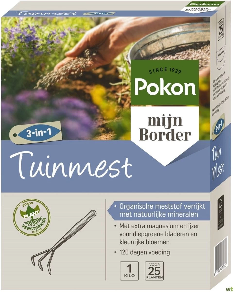 Pokon Tuinmest - 1kg - Meststof - 3-in-1 Werking - Image 5