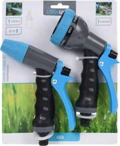 2x Tuinslang Sproeipistool/spuitpistool/sproeikop - Tuinier/tuinslang Benodigdheden