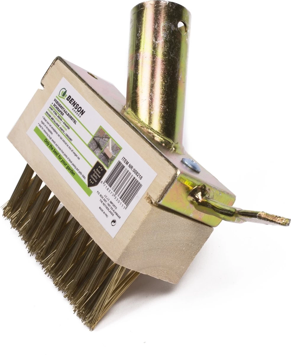 Benson Onkruidborstel - Voegenkrabber - Onkruidkrabber - Zonder Steel - Messing - Met Haak - Image 5